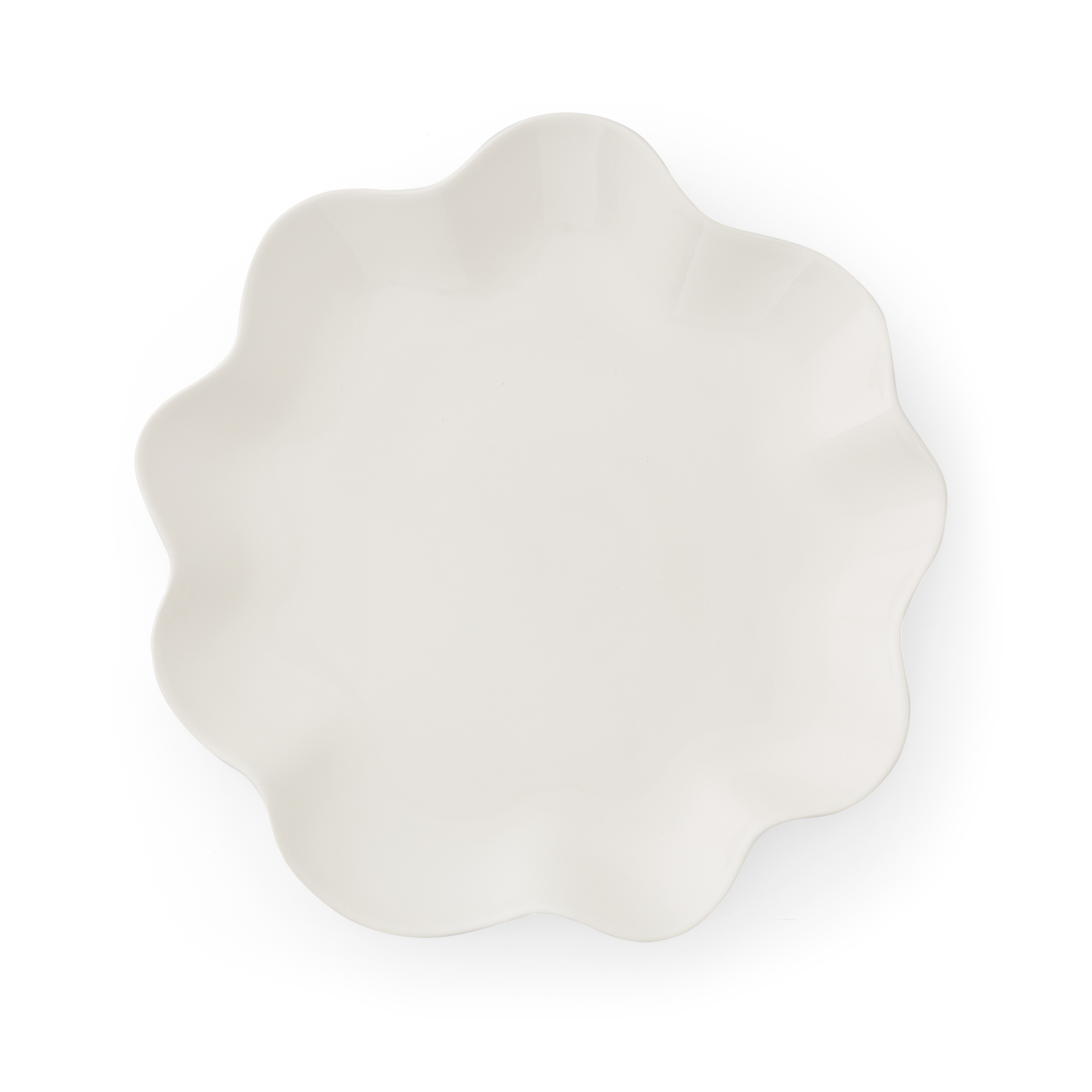 Sophie Conran Floret Large Serving Platter- Creamy White image number null